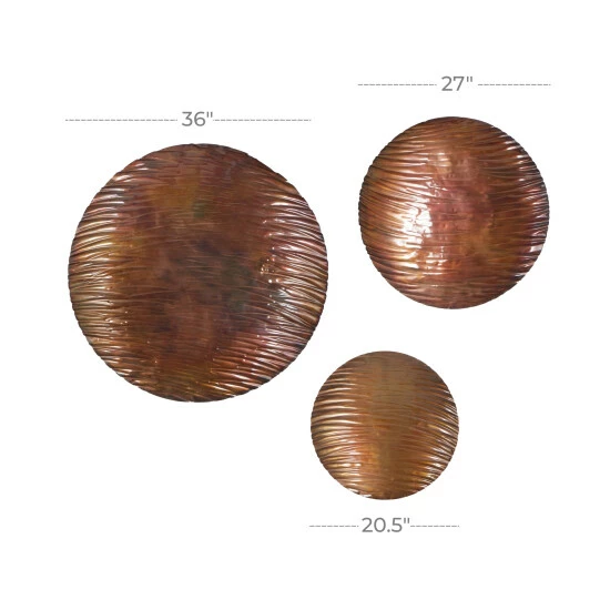 Hot Sale 🌟 Studio 350 Bronze Iron Modern Wall Decor Abstract (Set Of 3) ❤️ - Image 4
