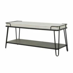 Discount 🤩 Studio 350 Black Metal Industrial Bench - 49 X 16 X 21 ✨