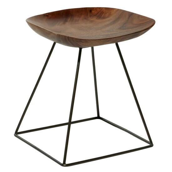 Flash Sale ๐ Studio 350 Brown Iron Rustic Stool 20 X 17 X 17 - 17 X 17 X 20 ๐ - Image 2