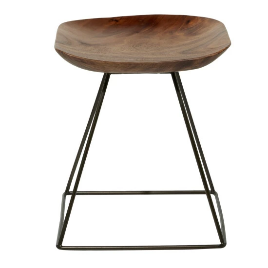 Flash Sale ๐ Studio 350 Brown Iron Rustic Stool 20 X 17 X 17 - 17 X 17 X 20 ๐ - Image 4