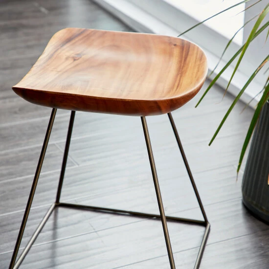 Flash Sale ๐ Studio 350 Brown Iron Rustic Stool 20 X 17 X 17 - 17 X 17 X 20 ๐ - Image 7