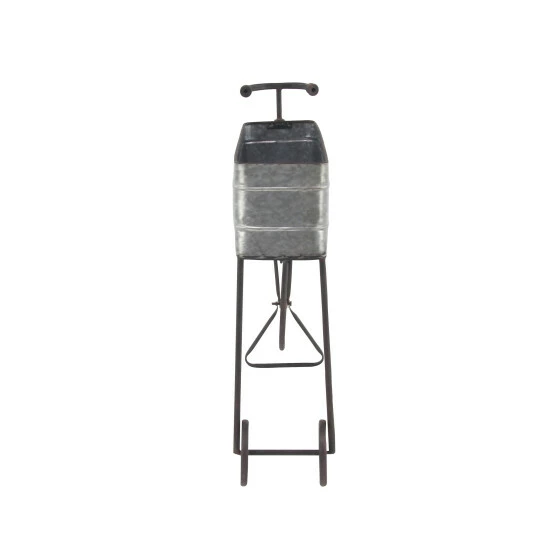 Wholesale 🛒 Studio 350 Grey Aluminum Farmhouse Plantstand 34 X 42 X 9 - 42 X 9 X 34 🎉 - Image 4