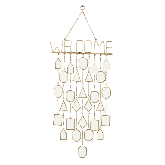 Wholesale ❤️ Studio 350 White Iron Eclectic Windchime 36 X 15 X 1 - 15 X 1 X 36 😍 - Image 2
