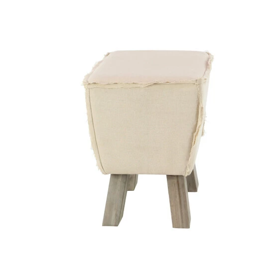 New ๐ Studio 350 White MDF Rustic Stool 17 X 19 X 12 - 19 X 12 X 17 ๐ - Image 3