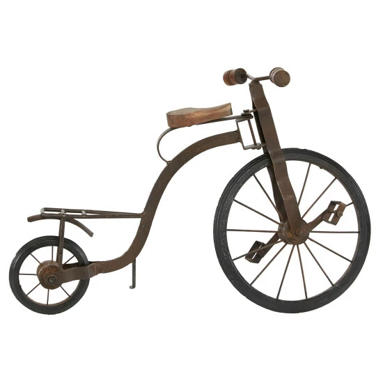 Outlet 🔥 Studio 350 Brown Iron Vintage Sculpture Bicycle 10 X 14 X 6 - 14 X 6 X 10 ✔️ - Image 2