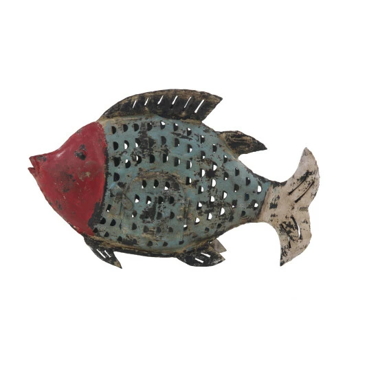 Buy ⌛ Studio 350 Multi Iron Vintage Sculpture Fish 12 X 29 X 4 - 29 X 4 X 12 🎁 - Image 2