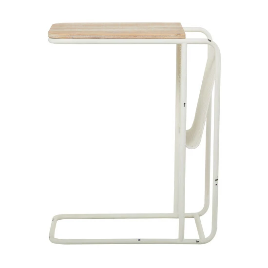 Best Pirce 🤩 Studio 350 Metal Farmhouse Accent Table - 20 X 12 X 25 Black 🔔 - Image 3