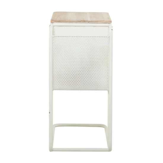 Best Pirce 🤩 Studio 350 Metal Farmhouse Accent Table - 20 X 12 X 25 Black 🔔 - Image 7