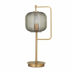 New 🛒 Studio 350 Gold Metal Contemporary Table Lamp - 8 X 9 X 22 👍