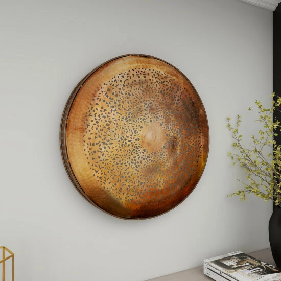 Flash Sale 🔔 Studio 350 Bronze Iron Eclectic Wall Decor Ornamental 25 X 25 X 5 🌟 - Image 3