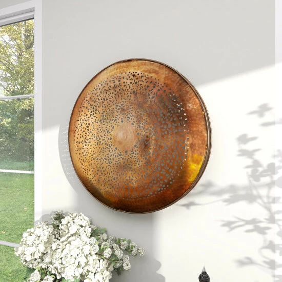 Flash Sale 🔔 Studio 350 Bronze Iron Eclectic Wall Decor Ornamental 25 X 25 X 5 🌟 - Image 5