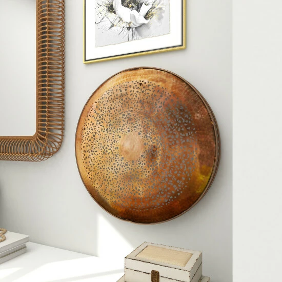 Flash Sale 🔔 Studio 350 Bronze Iron Eclectic Wall Decor Ornamental 25 X 25 X 5 🌟 - Image 6