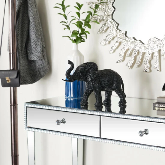 Budget 🥰 Studio 350 Black Polystone Contemporary Sculpture 👍