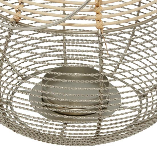 Discount 😉 Studio 350 Silver Metal Contemporary Lantern 12 X 10 X 10 - 10 X 10 X 12 💯 - Image 5