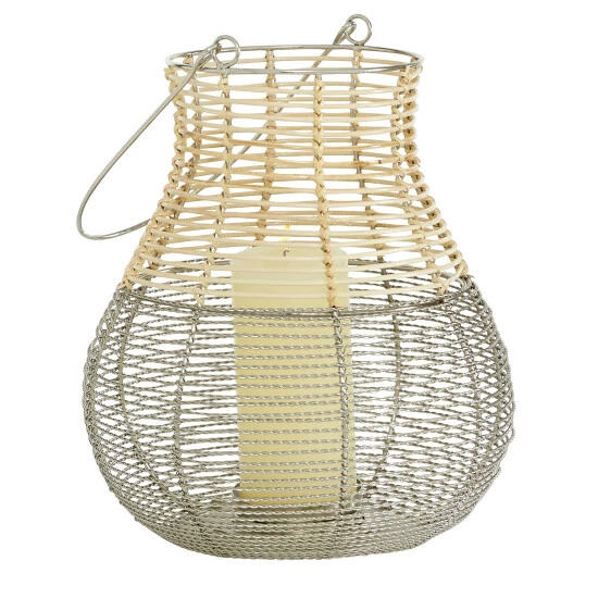 Discount 😉 Studio 350 Silver Metal Contemporary Lantern 12 X 10 X 10 - 10 X 10 X 12 💯 - Image 6