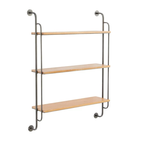 Best reviews of ⌛ Studio 350 Brown Iron Industrial Wall Shelf - 25 X 7 X 33 👍 - Image 2