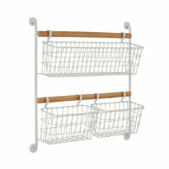 Budget โ Studio 350 Metal Modern Wall Shelf - 21 X 22 X 5 Black/brown ๐ฏ