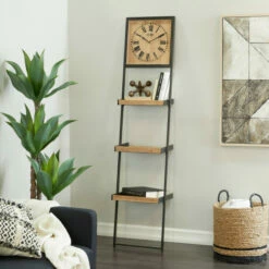 Best deal 😀 Studio 350 Brown Wood Traditional Silent Clock Wall Shelf ✨