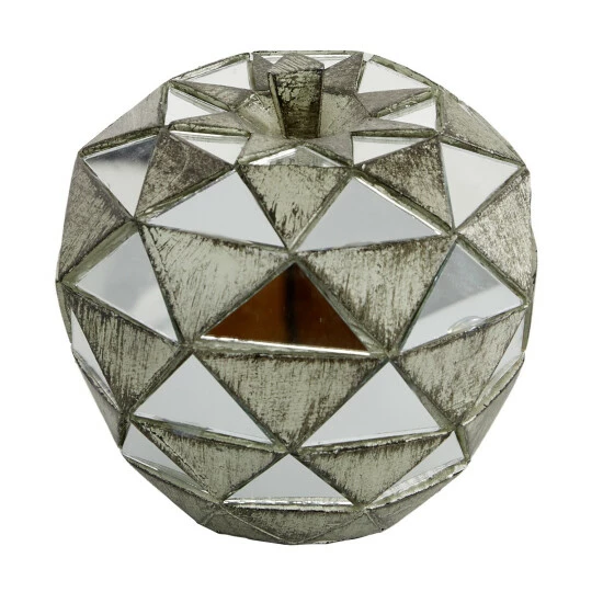 Best reviews of 🌟 Studio 350 Polystone Contemporary Sculpture (Set Of 3) - S/3 4.5", 6.25", 10.5"H Silver 🎁 - Image 3