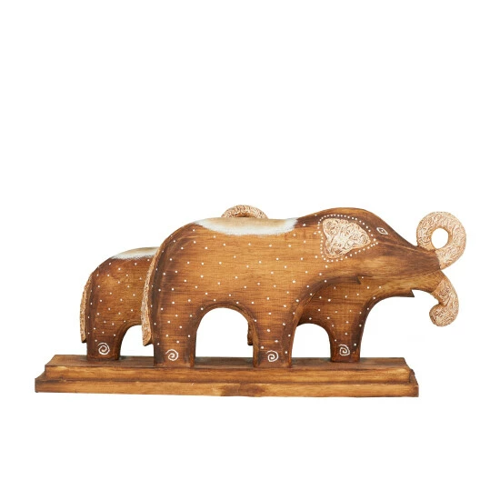 Cheap ๐คฉ Studio 350 Brown Wood Rustic Sculpture 9 X 21 X 6 - 21 X 6 X 9 โ - Image 7