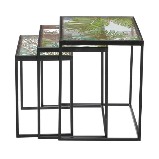 Buy 🛒 Studio 350 Black Iron Industrial Accent Table (Set Of 3) - 24 X 16 X 20 🤩 - Image 3