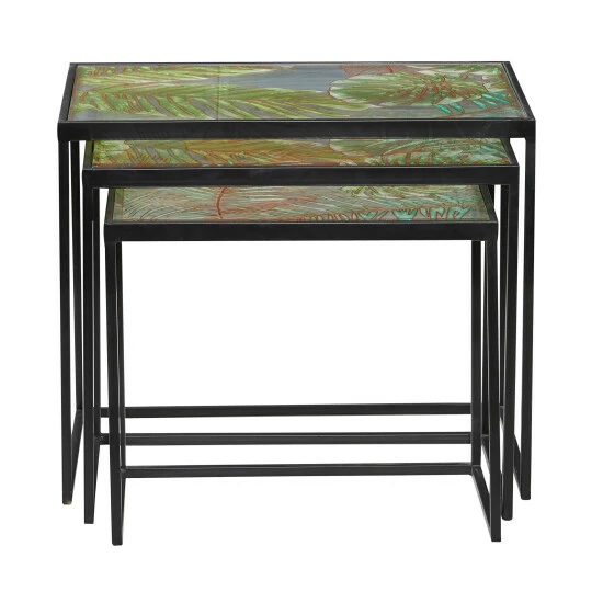 Buy 🛒 Studio 350 Black Iron Industrial Accent Table (Set Of 3) - 24 X 16 X 20 🤩 - Image 4