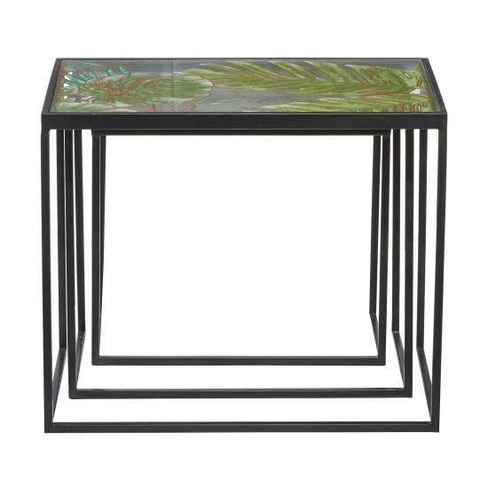 Buy 🛒 Studio 350 Black Iron Industrial Accent Table (Set Of 3) - 24 X 16 X 20 🤩 - Image 8
