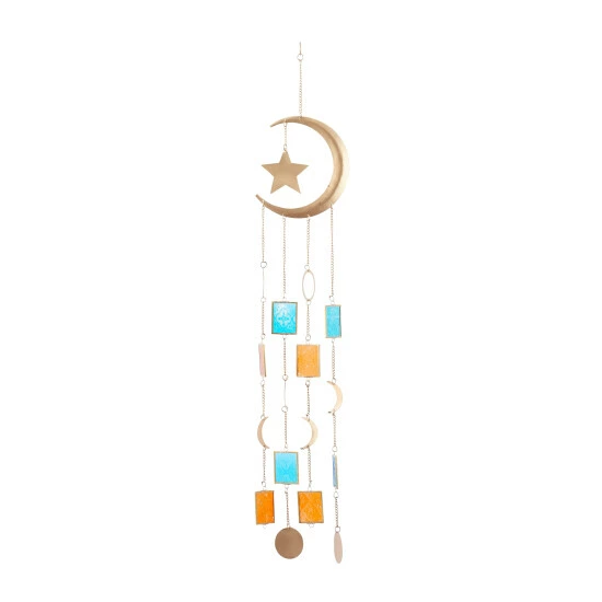 Outlet ❤️ Studio 350 Gold Metal Contemporary Windchime 😍