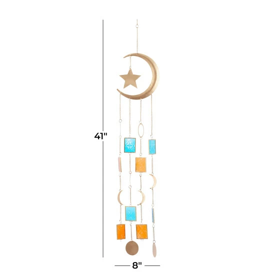 Outlet ❤️ Studio 350 Gold Metal Contemporary Windchime 😍 - Image 6