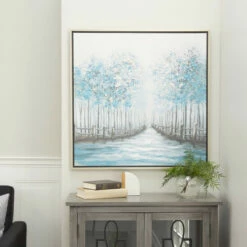 Deals โค๏ธ Studio 350 Blue Polystone Framed Wall Art โ๏ธ