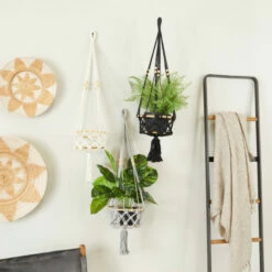 Brand new ๐ Studio 350 Multi Cotton Bohemian Plant Hanger ( Set Of 3) ๐
