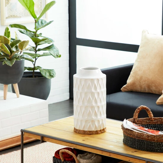 Flash Sale ๐ฏ Studio 350 White Porcelain Contemporary Vase ๐