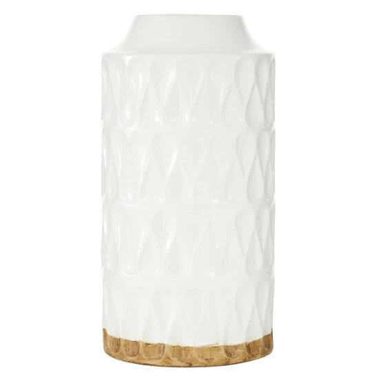 Flash Sale ๐ฏ Studio 350 White Porcelain Contemporary Vase ๐ - Image 2