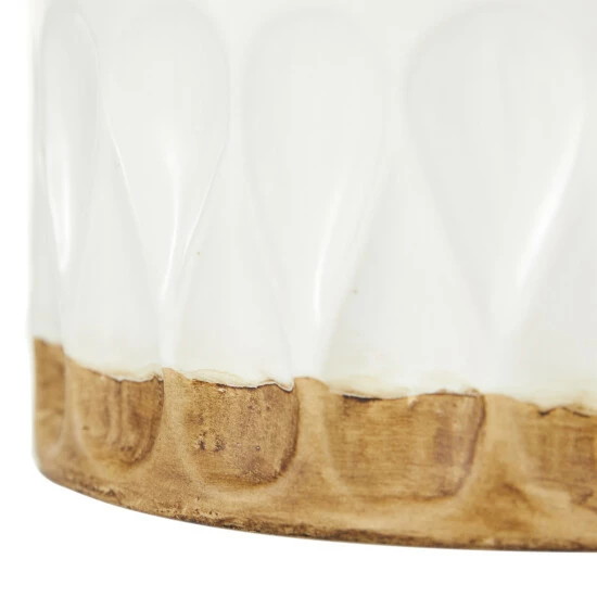 Flash Sale ๐ฏ Studio 350 White Porcelain Contemporary Vase ๐ - Image 4