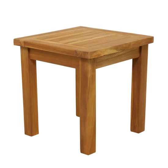 Buy 🎉 Studio 350 Teak Wood Traditional Indoor/Outdoor Accent Table - 18 X 19 X 18 ✨ - Image 2