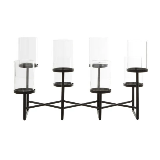 New ⌛ Studio 350 Black Iron Modern Candelabra 15 X 26 X 12 - 26 X 12 X 15 😉 - Image 8