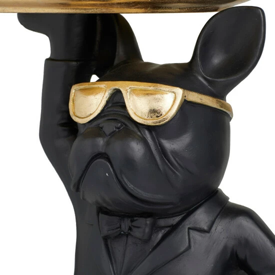 New 👍 Studio 350 Black Polystone Traditional Sculpture - 15"L X 14"W X 14"H 💯 - Image 5