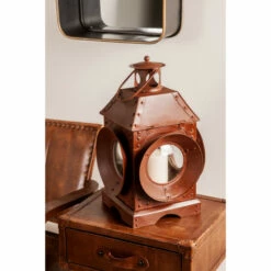 Cheapest ✨ Studio 350 Industrial Brown Metal Lantern 10 X 18 - 10 X 10 X 18 ⭐