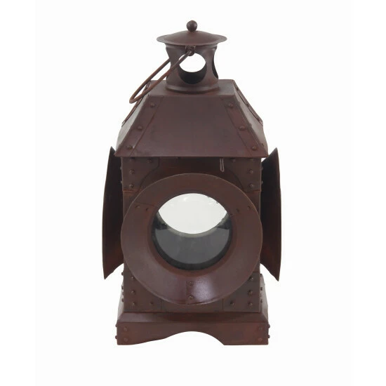 Cheapest ✨ Studio 350 Industrial Brown Metal Lantern 10 X 18 - 10 X 10 X 18 ⭐ - Image 3