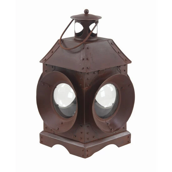 Cheapest ✨ Studio 350 Industrial Brown Metal Lantern 10 X 18 - 10 X 10 X 18 ⭐ - Image 4