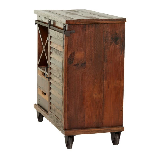 Brand new ⭐ Studio 350 Brown Metal Rustic Cabinet ❤️ - Image 3