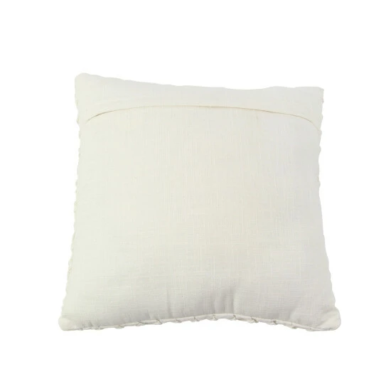 Promo 🌟 Studio 350 Modern 17 X 17 Inch Square Smocking Work Pillow Grey 😉 - Image 2