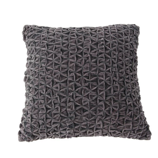 Promo 🌟 Studio 350 Modern 17 X 17 Inch Square Smocking Work Pillow Grey 😉 - Image 7