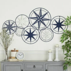 Brand new 🧨 Studio 350 Blue Iron Contemporary Wall Decor 🧨