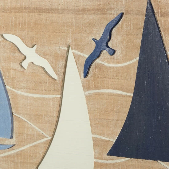 Cheapest ⌛ Studio 350 Brown Pine Coastal Wall Decor 15 X 31 X 7 ✨ - Image 5