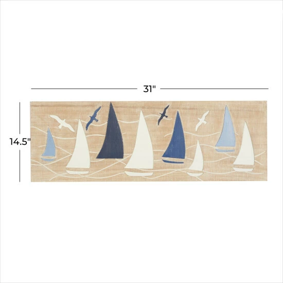 Cheapest ⌛ Studio 350 Brown Pine Coastal Wall Decor 15 X 31 X 7 ✨ - Image 6