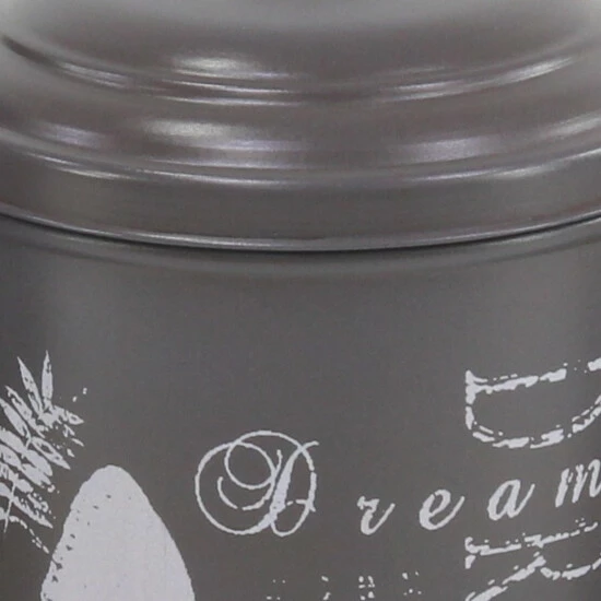 Wholesale 🛒 Studio 350 Grey Tin Vintage Decorative Jar (Set Of 3) - 6 X 6 X 11 ⭐ - Image 6