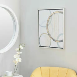 Buy 🥰 Studio 350 Multi Polystone Contemporary Framed Wall Art ✨