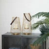 Buy 😀 Studio 350 Gold Iron Contemporary Lantern (Set Of 2) - 8 X 8 X 16 🎁
