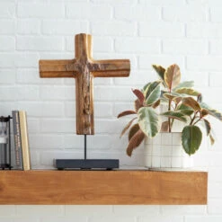 Flash Sale ✔️ Studio 350 Brown Teak Wood Eclectic Style Table Decor 22 X 15 X 6 - 15 X 6 X 22 😉